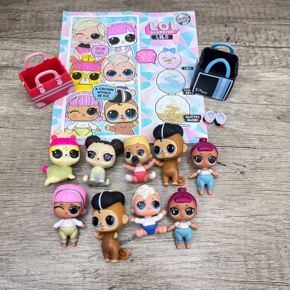 HUGE Lot LOL Surprise! - Dolls,‎ Clothes Pets & Accessories winter disco Series
